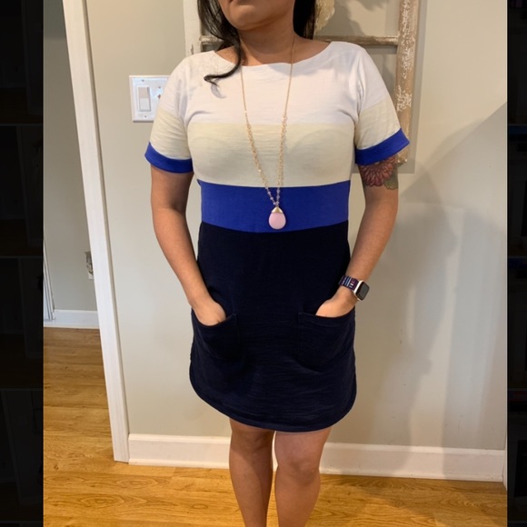 J. Crew XS Cotton Striped Dress - Picture 3 of 7